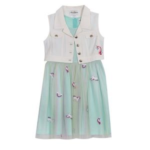 Aqua rare editions girl dress size 10